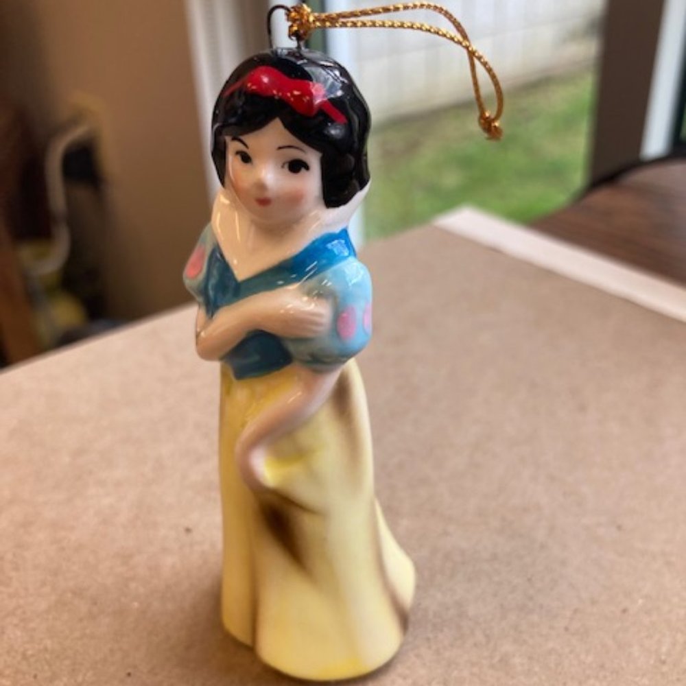 Disney Vintage Snow White Porcelain Ornament